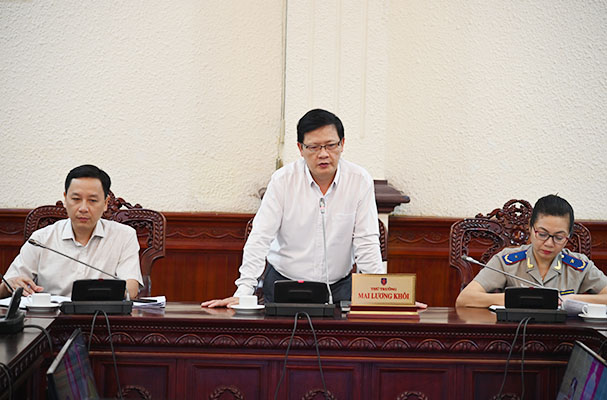 Thứ trưởng Mai Lương Khôi: Phải quyết liệt, sâu sát trong công tác giải ngân vốn đầu tư công năm 2022